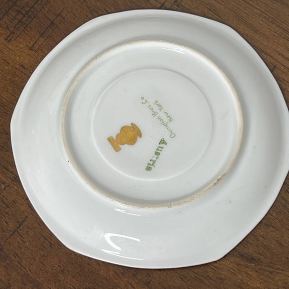 Ovington Bros Co Austria Cup Saucer Demitasse Intricate Gold Encrusted - Picture 15 of 16